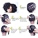 Alivovo 8 Inch Jumpy Wand Curl Braids Hair 4 Packs/Lot 20 Roots Jamaican Bounce Crochet Twist Braids Sensational African Collection Braiding Hair 110g (Black)
