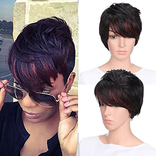 Aisi hair synthetic short wigs for black women pixie cut wig two …