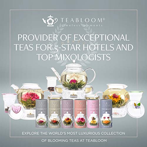 Teabloom Flowering Tea Chest Curated Collection of 12 Gourmet