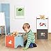 labebe Baby Toy Chest, 3-Color Kid Chest for 1-3 Year, Wooden Toy Storage Bin with 3-Layer for Baby, Kid Storage Shelf/Baby Toy Storage Organizer/Storage Container Toy/Kid Storage Cabinet