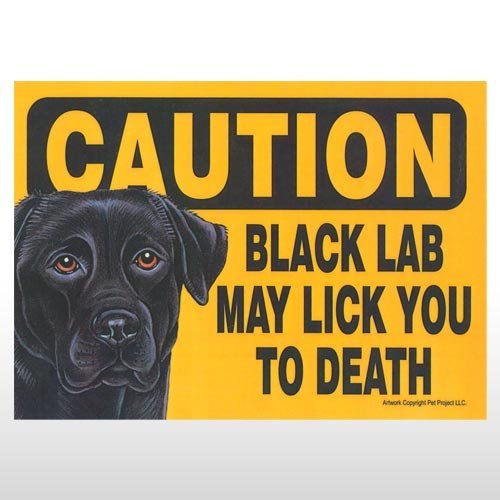 DOG SIGN : BLACK LAB