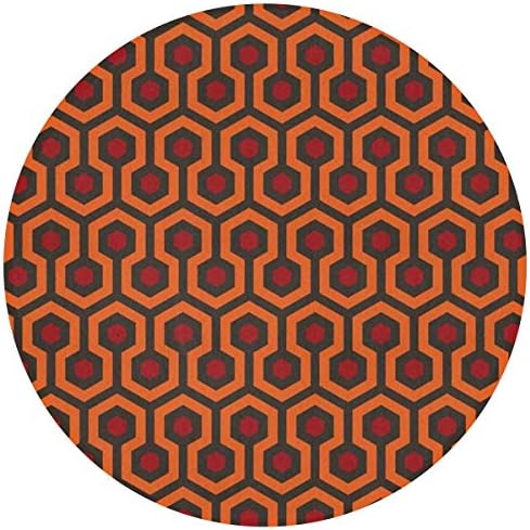 Happy Sunday The Shining Overlook Hotel Floor Rug Soft Non-Slip 16 Inch/24 Inch round Kitchen Floor Mat Soft Entrance Door Mat round Floor Rug Area Rug for Chair Living Room Bedroom