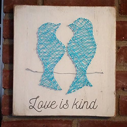 Love is Kind Birds String Art