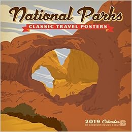 National Parks Classic Posters 2019 Wall Calendar