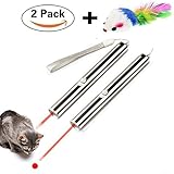 TOPOPETOY Cat Toys for Training and Exercise, 2 in 1 Function LED Flashlight and Red Light Pointer(2 pack)-1