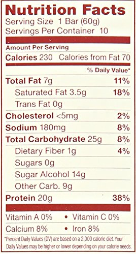 THINK! PROTEIN BARS, HIGH PROTEIN SNACKS, GLUTEN FREE, KOSHER FRIENDLY, COOKIES AND CRÈME, NUTRITION BARS, 2.1 OZ PER BAR, 10 COUNT (PACKAGING MAY VARY)