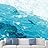 signwin Wall Mural Underwater with Fish Removable Self-Adhesive Wallpaper Wall Decoration for Bedroom Living Room - 66x96 inches