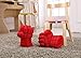 Fairzoo Spider-Man Gloves Smash Soft Plush Fists Pairs Costume Red and Black