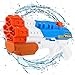 balnore Water Gun Soaker 4 Nozzles Water Blaster High Capacity 1200CC Squirt Gun 30ft Water Pistol Water Fight Summer Toys Outdoor Swimming Pool Beach Water Toys for Kid&Adult primary