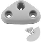 TNJPSEK Sun Visor Mount Clip, for Subaru Impreza (Grey) | ABS Sunvisor Holder Hook, Compatible with Crosstrek Forester Outback, OEM #92011SC031LO 92011SC032LO (1 Pcs)