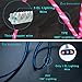 iPhone Lightning Charger Cable 3ft, EL-AURORA Visible LED Flowing Neon Light Charging Cable Cord for iPhone X / 8 / 8 Plus / 7 / 7 Plus / 6 / 6 Plus / 5S (Pink)
