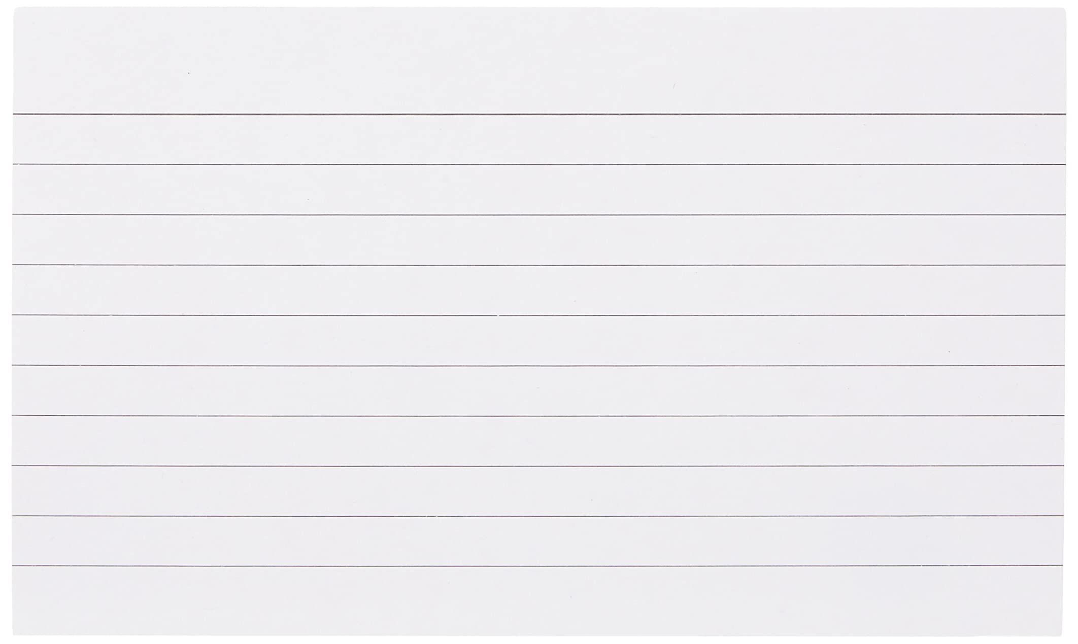 Q-Connect Record Card 127x76mm Ruled Feint White (100 Pack)