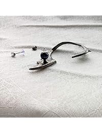 Halloween Devil Ala de garra oreja pendientes gótico noche brillo