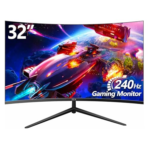 ZZA 32" Curved 240Hz Gaming Monitor