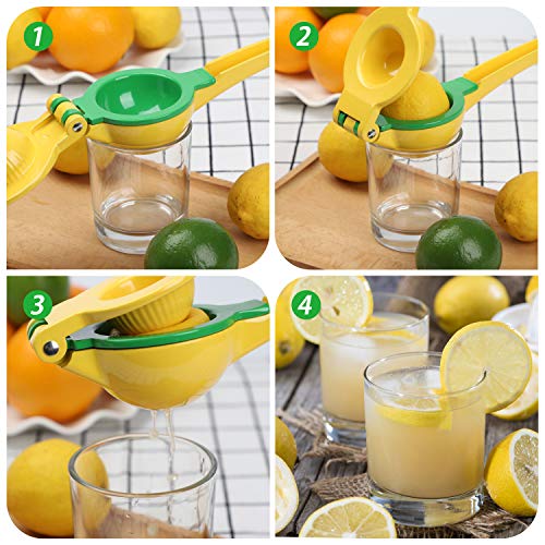 Manual Juicer Lemon Lime Squeezer,Manual Citrus Juicers,Metal Manual