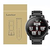 for Amazfit Stratos Band, Lamshaw Stainless Steel Metal Replacement Straps for Amazfit Stratos Multisport GPS Smartwatch (Black)