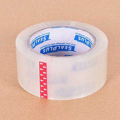 Tangkula Clear Packing Tape Rolls 2" x 110 Yards (330') Heavy Duty Shipping Packaging Tape Office Home Use Moving Adhesive Carton Box Sealing Tape