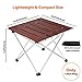 Ledeak Camping Folding Table, Portable Lightweight Foldable Compact Small Roll up Table with Carry Bag, Perfect for Outdoor, Camping, Picnic, Beach, Hiking, Easy to Install & Cleanthumb 2