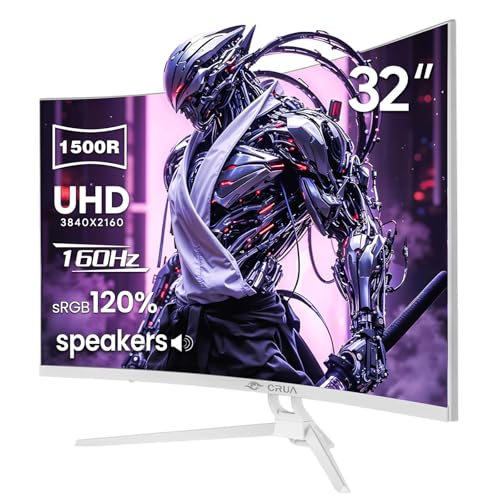 CRUA 32-inch 4K Curved Gaming Monitor