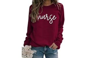 KKG Nurse Sweatshirt for Women 2025 – Casual Crewneck Long Sleeve Shirts Pullover Gift Tops