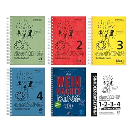 Dux Verlag Das Ding 1 bis 4 + Das Weihnachts-Ding + Original Inhaltsverzeichnis