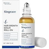 Hair Growth Serum for Thinning Hair | Strengthens & Thickens with Biotin | Fast-Absorbing Roll-On, No Rinse Needed (30ml)