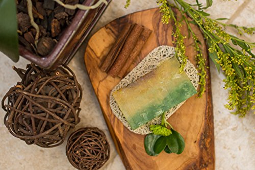 AIRA Handmade Organic Soap - Herbal Body Soap Infused with Orange, Lemon, Lime Extract - Certified Organic Ingredients & Therapeutic Essential Oils - All Purpose No-Chemical Handmade Soap (4 Ounces) - Thumbnail 3