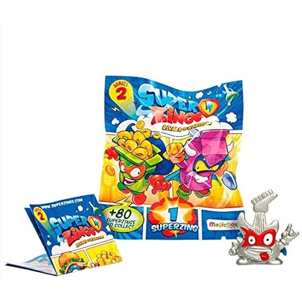 Magic Box Pack 10 UNDS SUPERZINGS Serie 2: Amazon.es: Juguetes y juegos