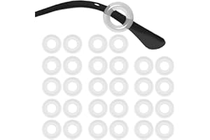 SMARTTOP 14 Pairs Eyeglass Ear Grips Sleeve Holder-Eyeglasses Ear Hooks -Comfort Anti-Slip glasses ear grip-For Kids and Adults Sunglasses, Reading Glasses, Sport Eyewear (Clear)