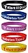 Max Petals Diabetes Type 2 Silicone Bracelet Wristbands - 5 Pack