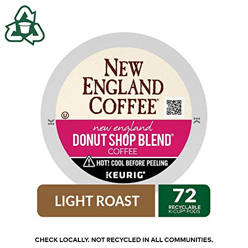 New England Coffee New England Donut Shop Blend Light Roast KCup Pods