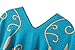 Urban CoCo Women's Fashionable Retro Style Vintage Pattern Tassel Poncho Shawl Cape (Series1-blue)