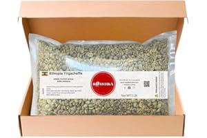 Roastika - Ethiopia Yirgacheffe - Premium Green Coffee Bean - Unroasted Coffee Bean - 2lb