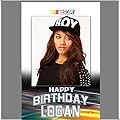 Nascar Speed Birthday Party Selfie Frame Social Media Frame Photo Booth Prop Poster