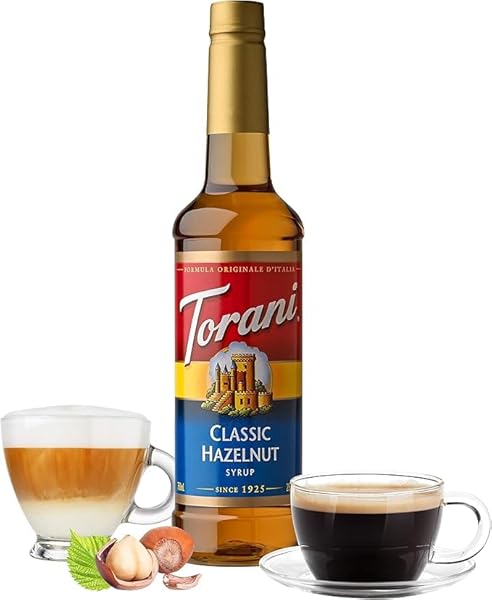 TORANI SYRUP, CLASSIC HAZELNUT, 25.4-OUNCE BOTTLES (PACK OF 3)