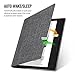 Ayotu Fabric Case for Kindle Oasis(9th Gen, 2017 Release) Thinnest and Lightest,Durable Soft Fabric Cover with Auto Wake/Sleep Function,(Not Fit All-New Kindle Oasis 10th Gen, 2019),KO2 The Gray