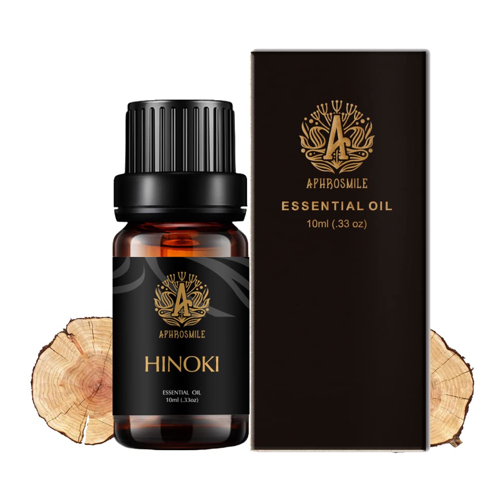 Aromatherapy Hinoki Essential Oil for Diffuser, 100% Pure Hinoki Essential Oils for Massage, Therapeutic Grade Hinoki Essential Oil for Humidifier