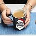Christmas Coffee/Tea Mugs- Unique, Housewarming gift- Christmas decoration - Dishwasher & Microwave safe, large coffee mugs for Christmas by Betelgeuse Production (Black)