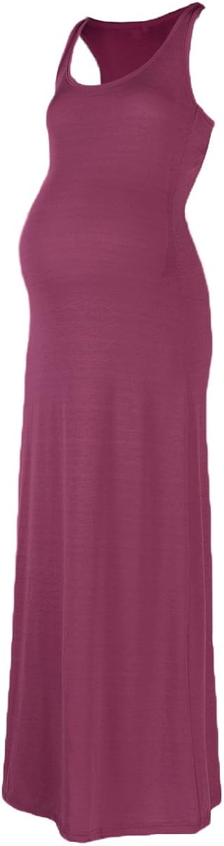 Beachcoco Women's Maternity Comfortable Jersey Maxi Dress Made in USA at  Women’s Clothing store