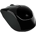 Microsoft Wireless Mobile Mouse 3500 - Black. Comfortable design, Right/Left Hand Use, Wireless, USB 2.0 with Nano transceiver for PC/Laptop/Desktop, works with for Mac/Windows Computers