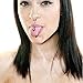 BodyJ4You 4PCS Tongue Ring Barbells CZ Stainless Steel Bar 14G (1.6mm) Piercing