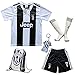 BIRDBOX Youth Sportswear C.Ronaldo Juve 7 Kids Home Soccer Jersey/Shorts Bag Keychain Football Socks Set (5-6 Years)