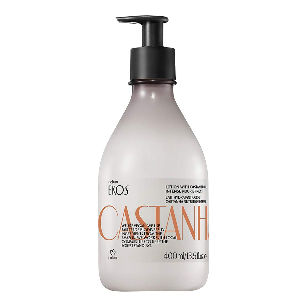 Body Lotion with Castanha Oil 400 ml / 13.5 fl. oz - Natura Ekos : Beauty