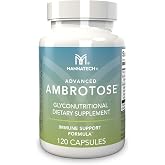 Mannatech - Advanced Ambrotose&reg; - 120 Capsules | Contains Glyconutrients, Plant-Derived Polysaccharides, Aloe Vera, Arabinogalactan, Daily Wellness Support, Capsule Formula