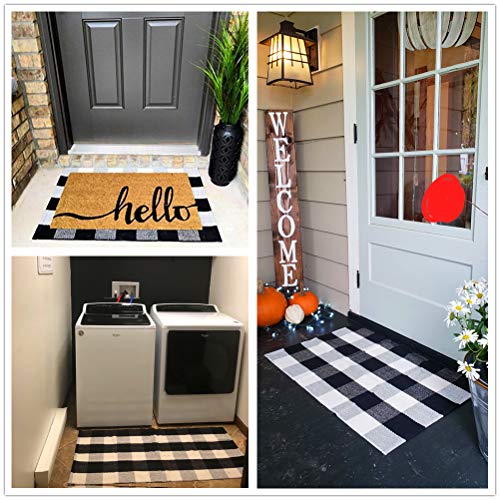 KaHouen Buffalo Check Rug ,Buffalo Plaid Rugs 23.6''x35.4'', Checkered