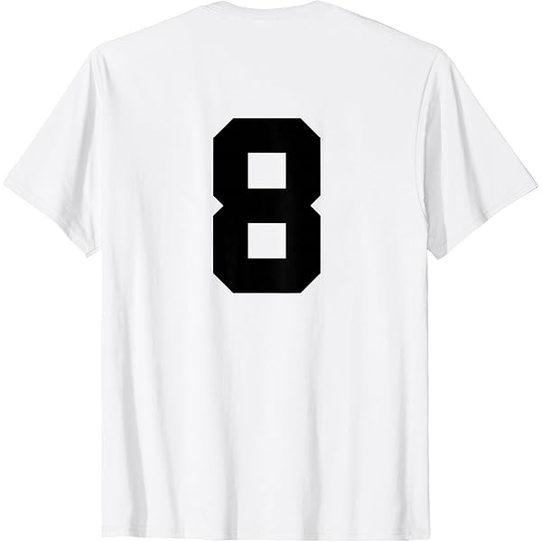 Amazon.com: Number 3 (on Back) Team Jersey Number T-Shirt