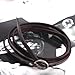 YESURPRISE Leather Bracelet Fashion Adjustable Unisex Women Men Long Brown Wrap Wristband Cuff Belt