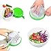 Unihoh Quick Chop Salad Cutter Bowl, Easy Speed Salad Maker - Make Your Salad in 60 Seconds (salad cutter bowl)