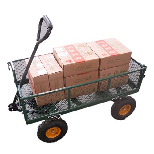 4 Rad Handwagen Bollerwagen Transportkarre Gartenwagen Schubkarre – Bild 6