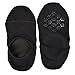 FITU Women's Cotton No Show Liner Socks Non Slip Low Cut Loafer Boat (Small(Women 5-8 / Men 4-7), Black)